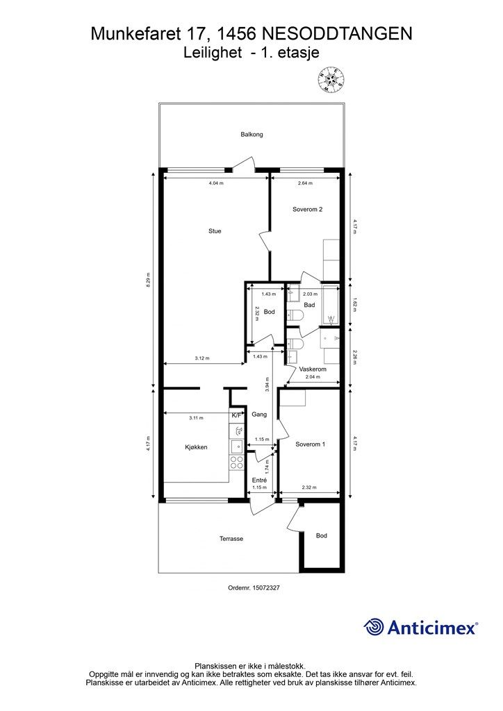 Plantegning 1. etasje