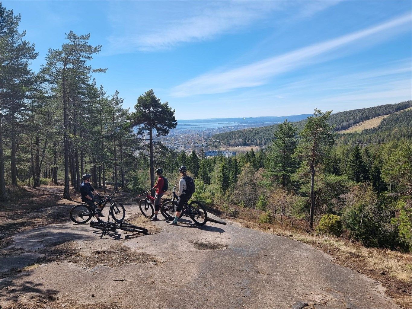 Årvollåsen er et eldorado for sykkelentusiaster 