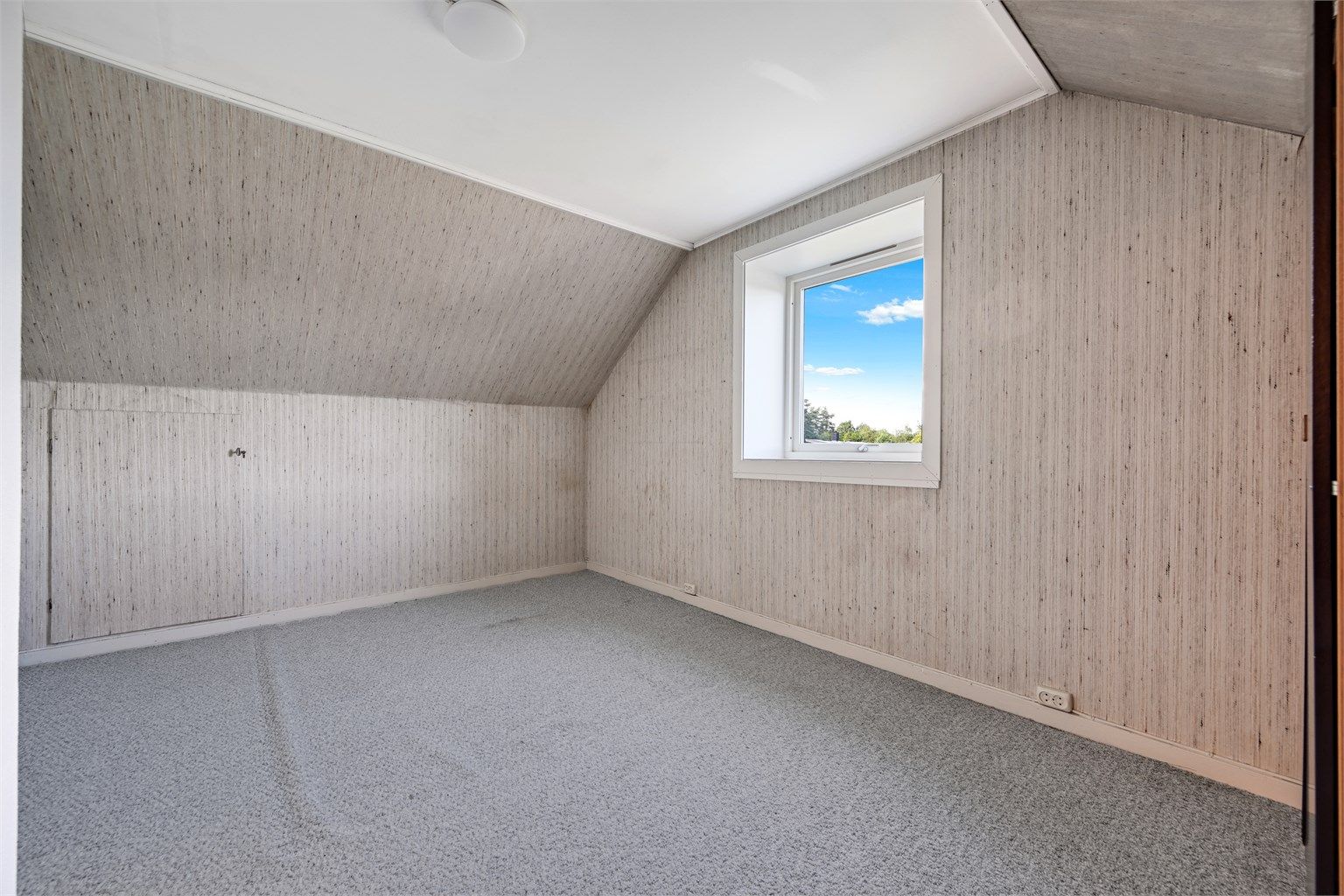 Soverom i loftsetasjen