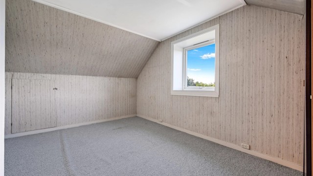 Soverom i loftsetasjen