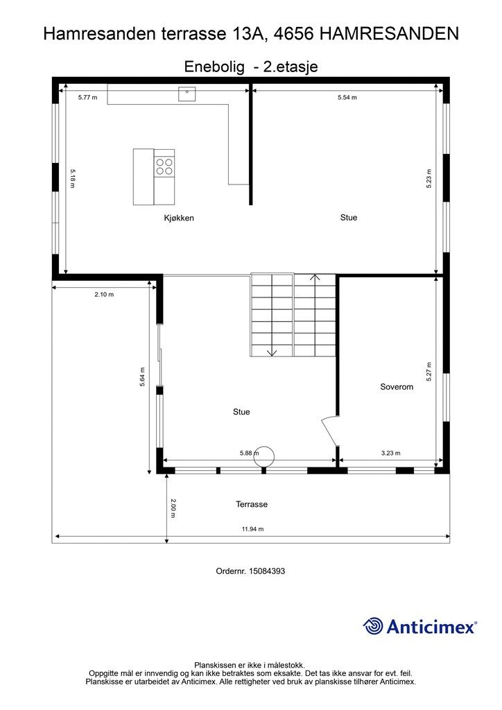 Plantegning - 2.etasje