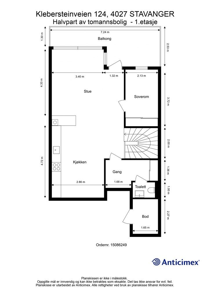 Plantegning- 1.etasje