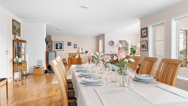 De sosiale sonene gir rikelig med plass for store sammenkomster og minneverdige stunder.