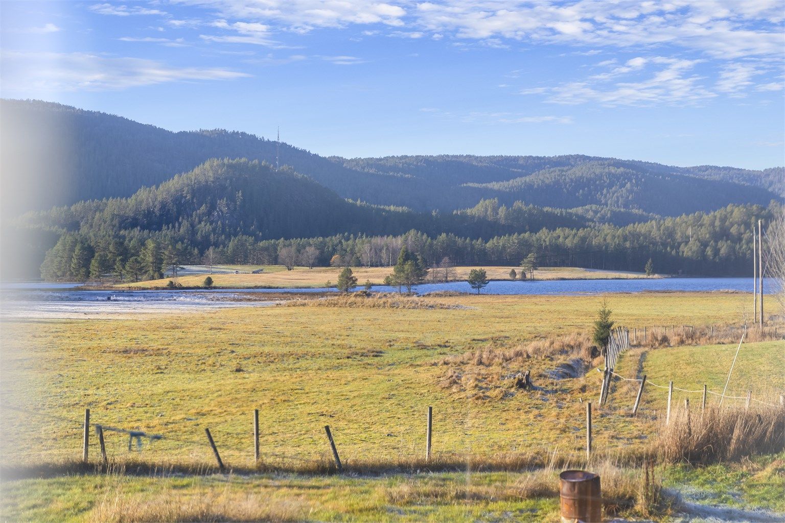 Eiendommen ligger i naturskjønne omgivelser
