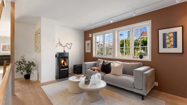 Kleberstenovnen ble installert i 2020 samtidig med ny skorstein