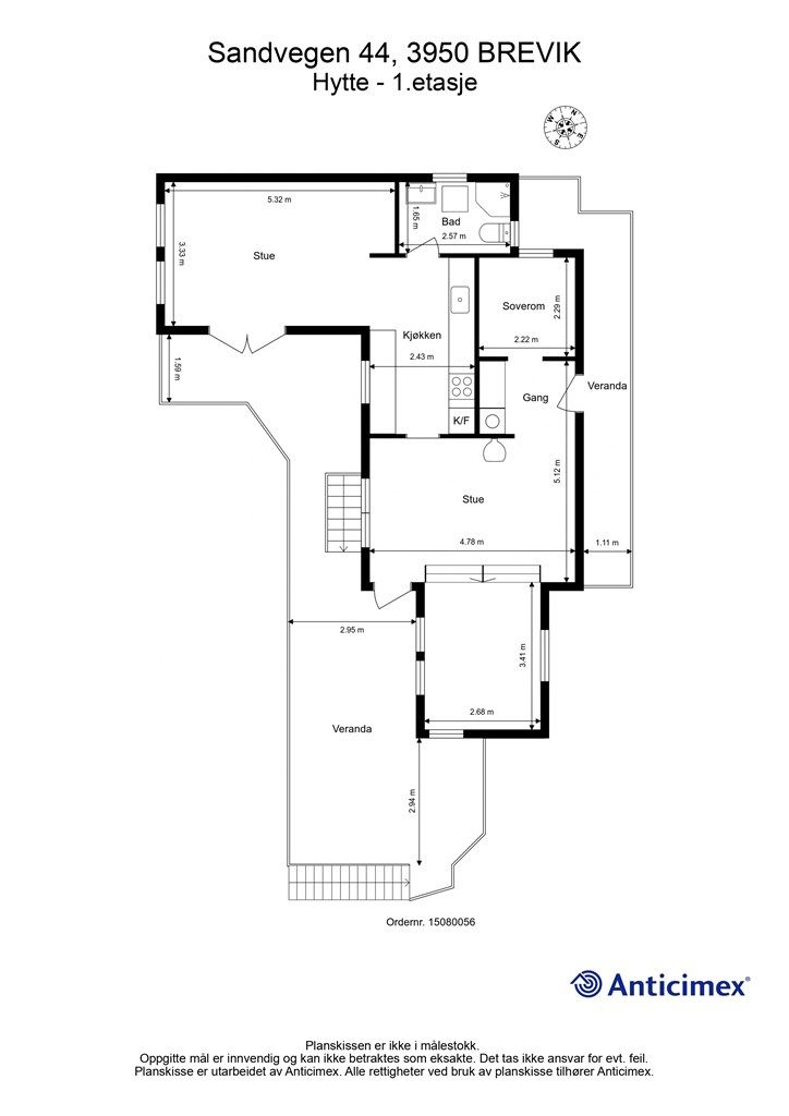 Plantegning 1. etasje