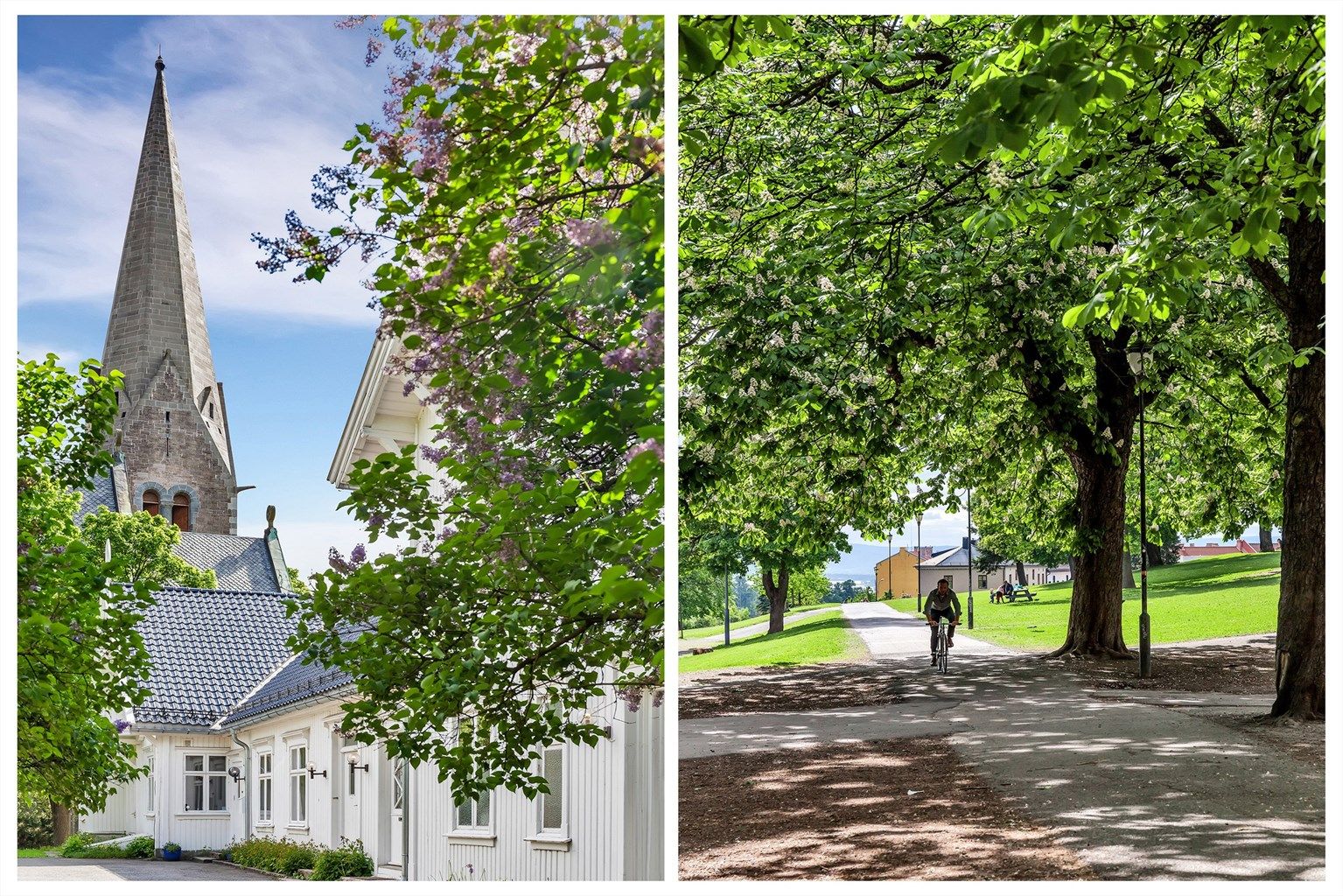 Vakre Vålerenga er en kort spasertur unna.