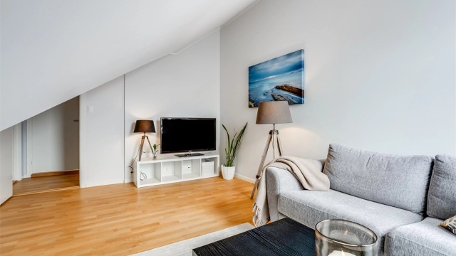 Koselig loftstue med mulighet for bruk som soverom