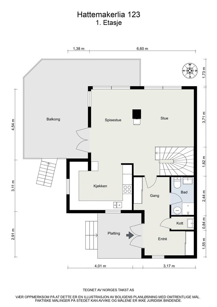 Plantegning - 1. Etasje