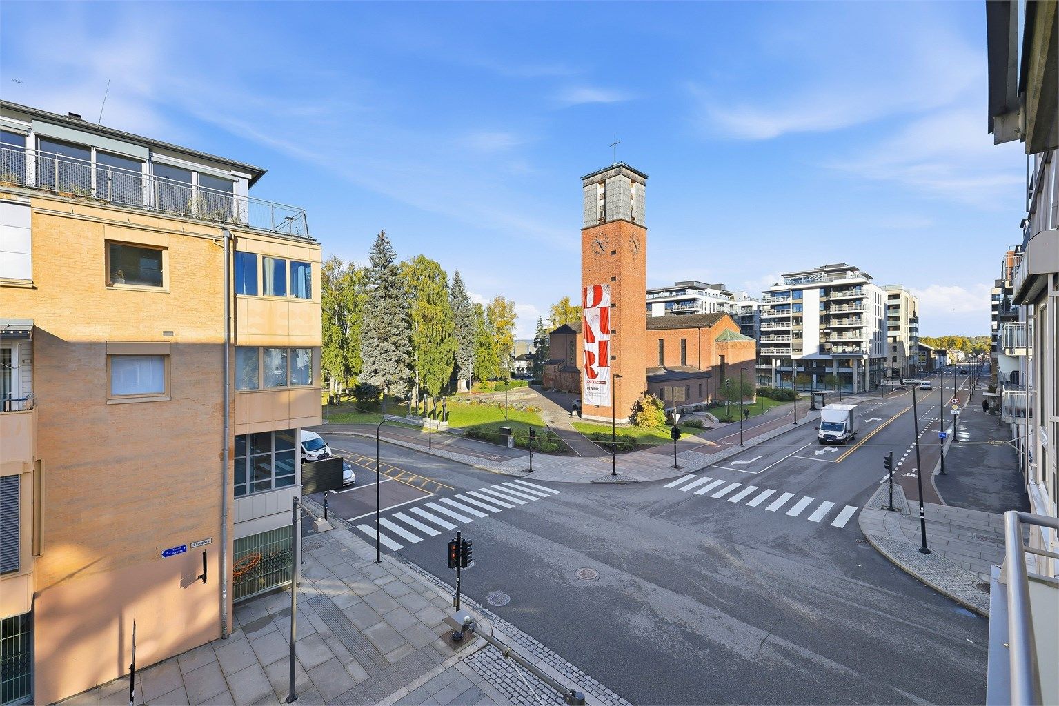Utsikt bra balkongen