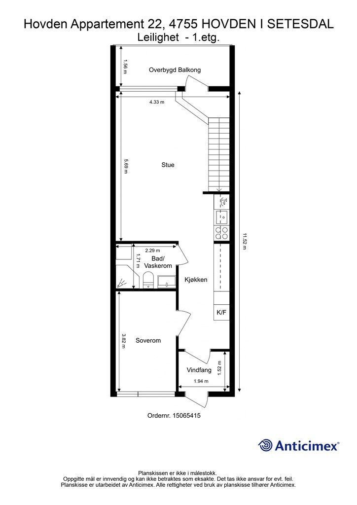 Plantegning 1. etasje 