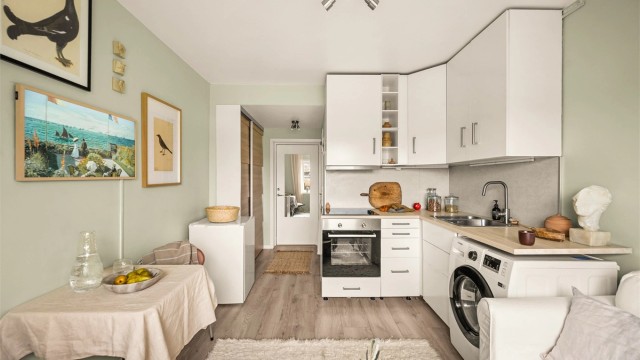 Gulvvarme i hele leiligheten.