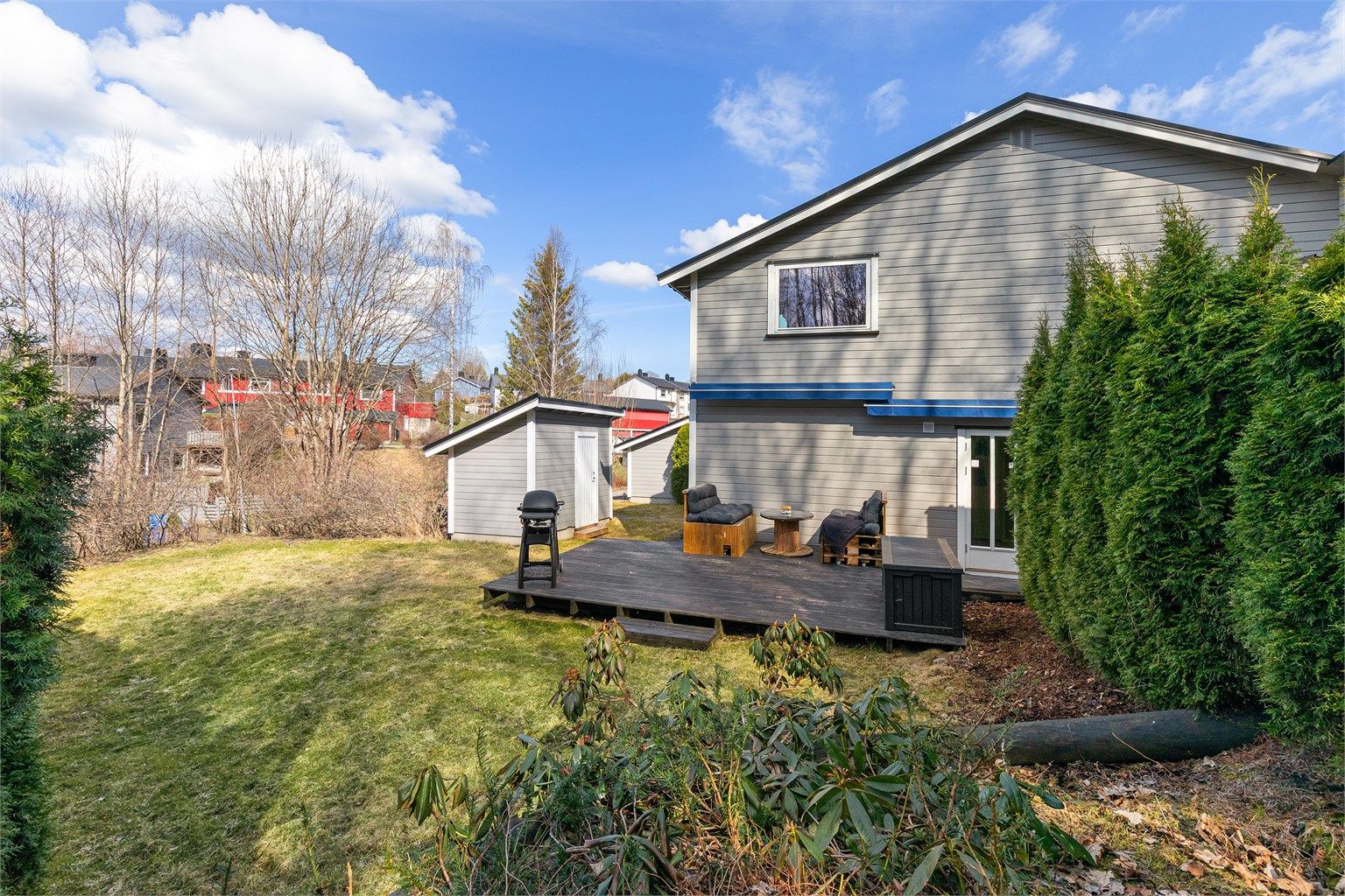 Usjenert og privat platting