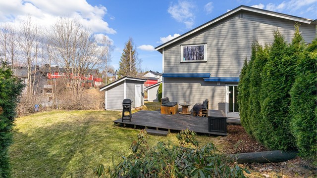 Usjenert og privat platting