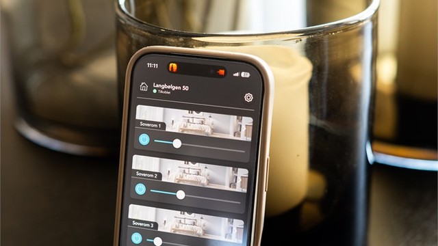 App-styring gir full kontroll over boligens funksjoner, selv når du ikke er hjemme.