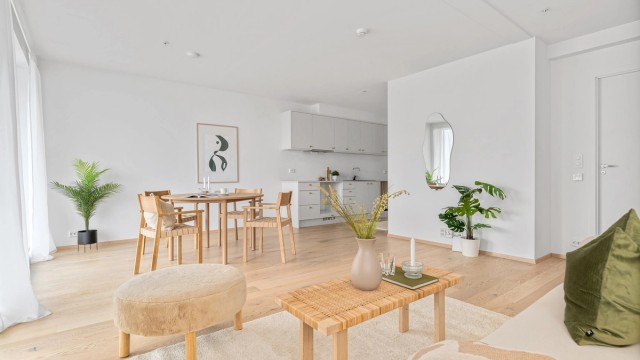 Velkommen til Sødalsveien 117 - en lekker ny 3-roms leilighet med parkering i felles garasjeanlegg samt romslig terrasse!