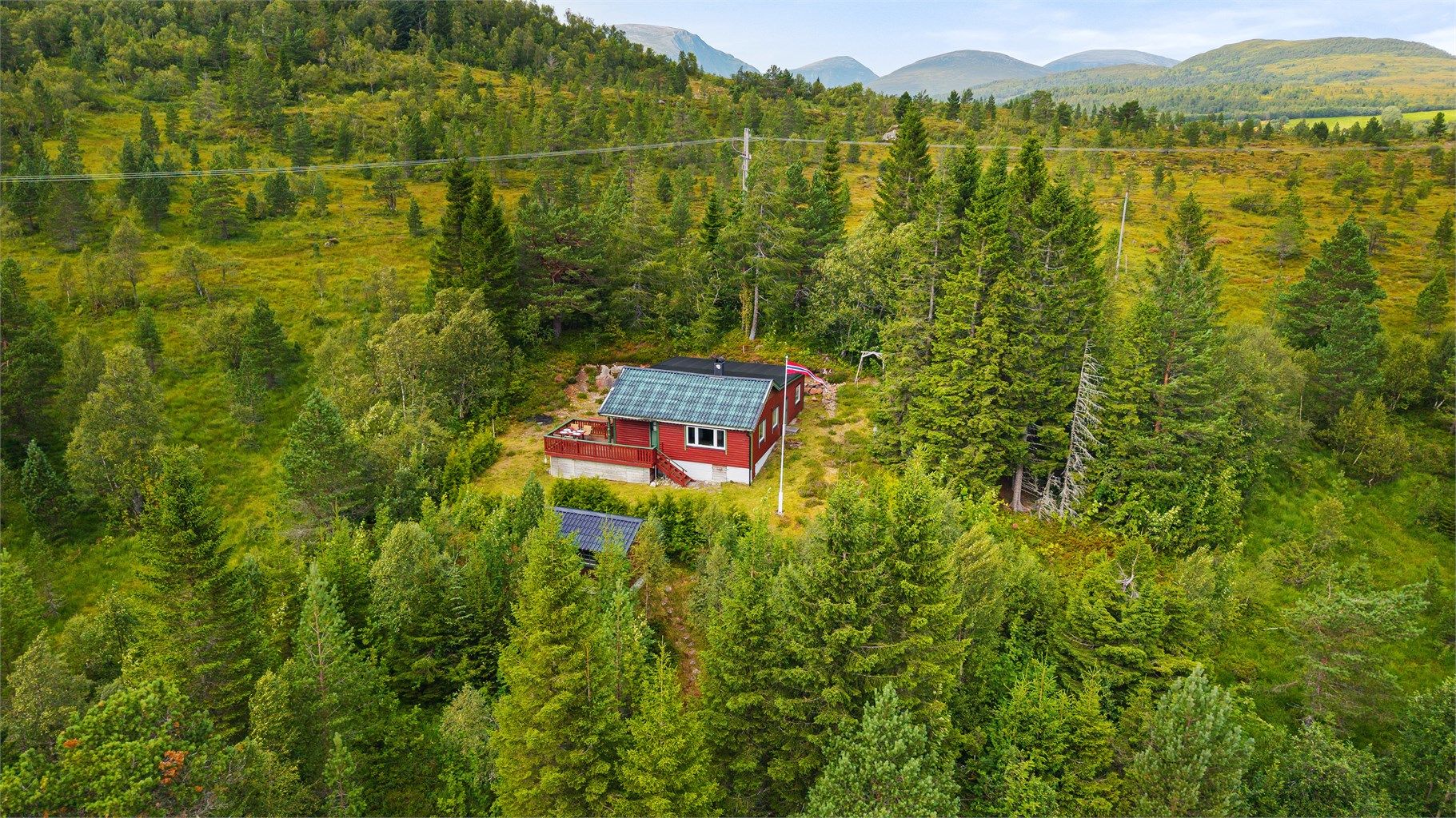 En flott fritidseiendom med en attraktiv og sentral beliggenhet på fjellet