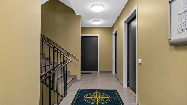 Leiligheten er den andre til høyre.