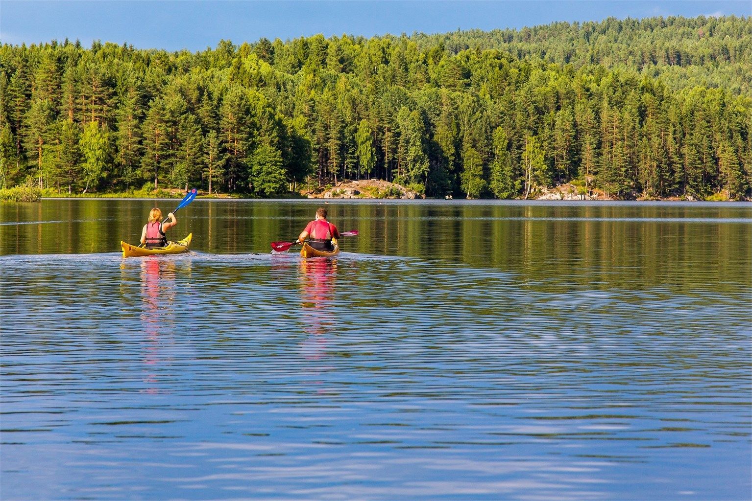Ta med dine kjære på en padletur på idylliske Nøklevann!
