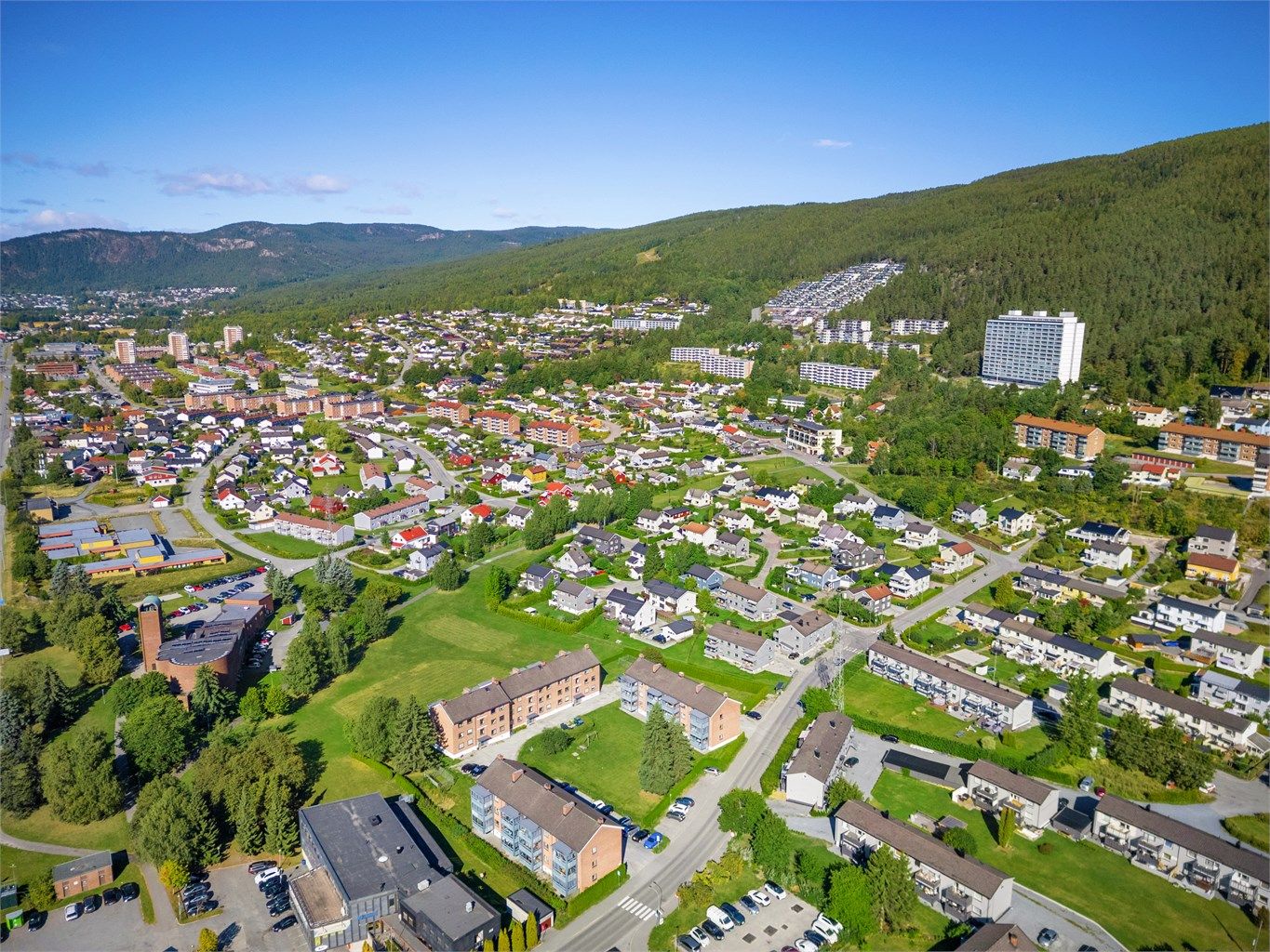 Nærhet til marka med gode tur- og rekreasjonsmuligheter, både sommer og vinter
