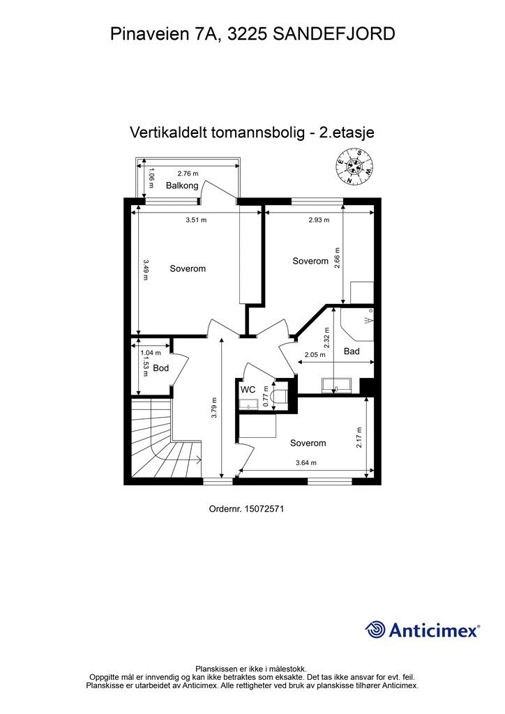 Plantegning 2.etasje