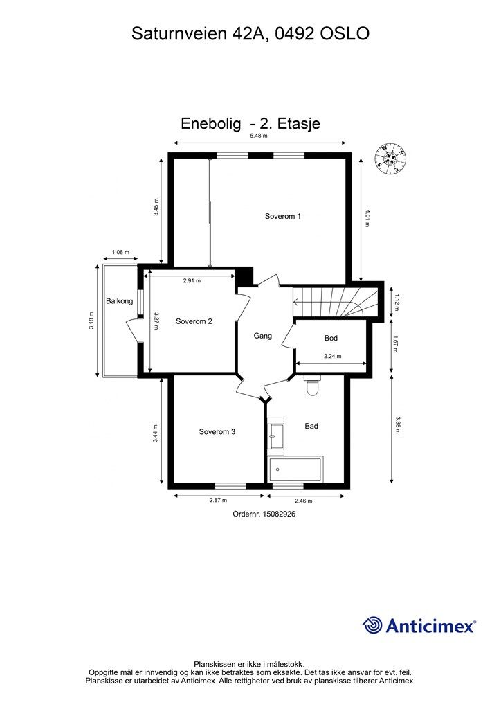 Plantegning 2.etasje