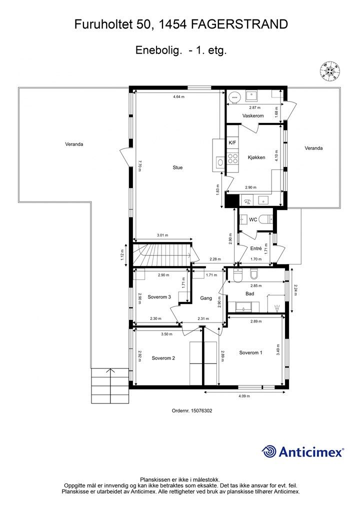 Plantegning 1. etasje