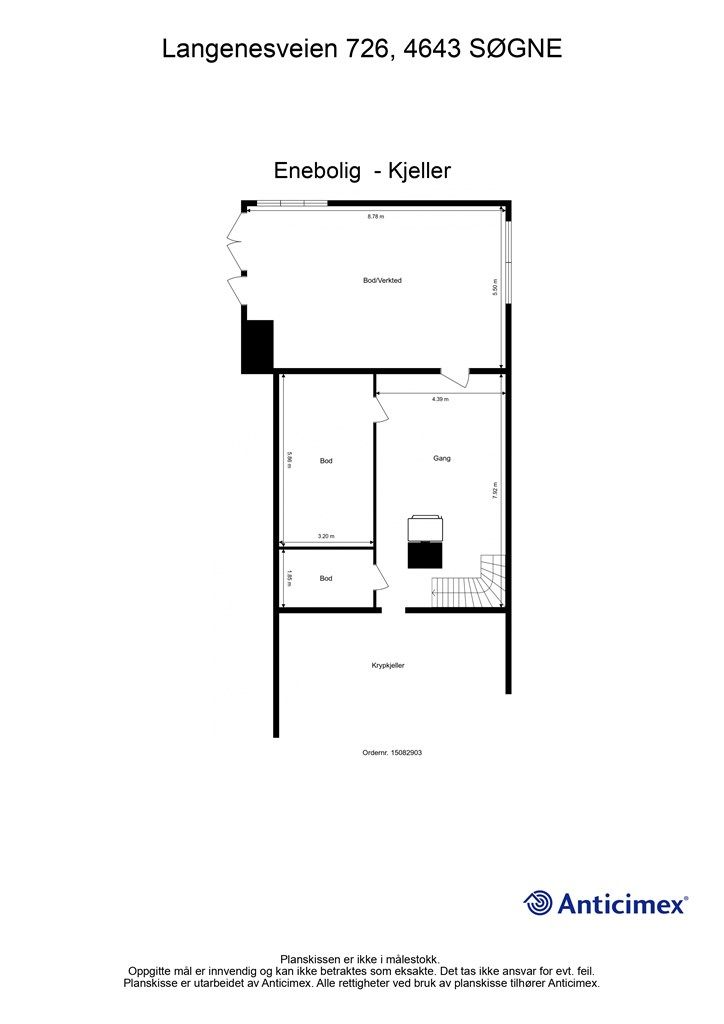 Plantegning - Kjeller