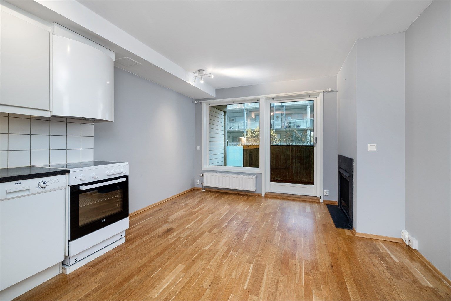 Leiligheten er gjennomgående og har en praktisk planløsning