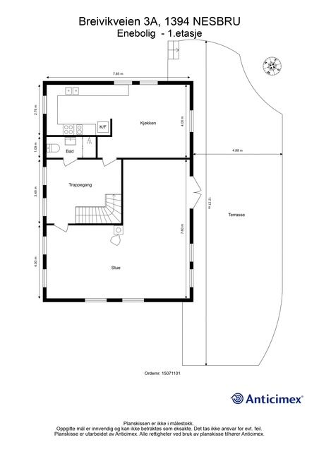Plantegning - 1.etasje
