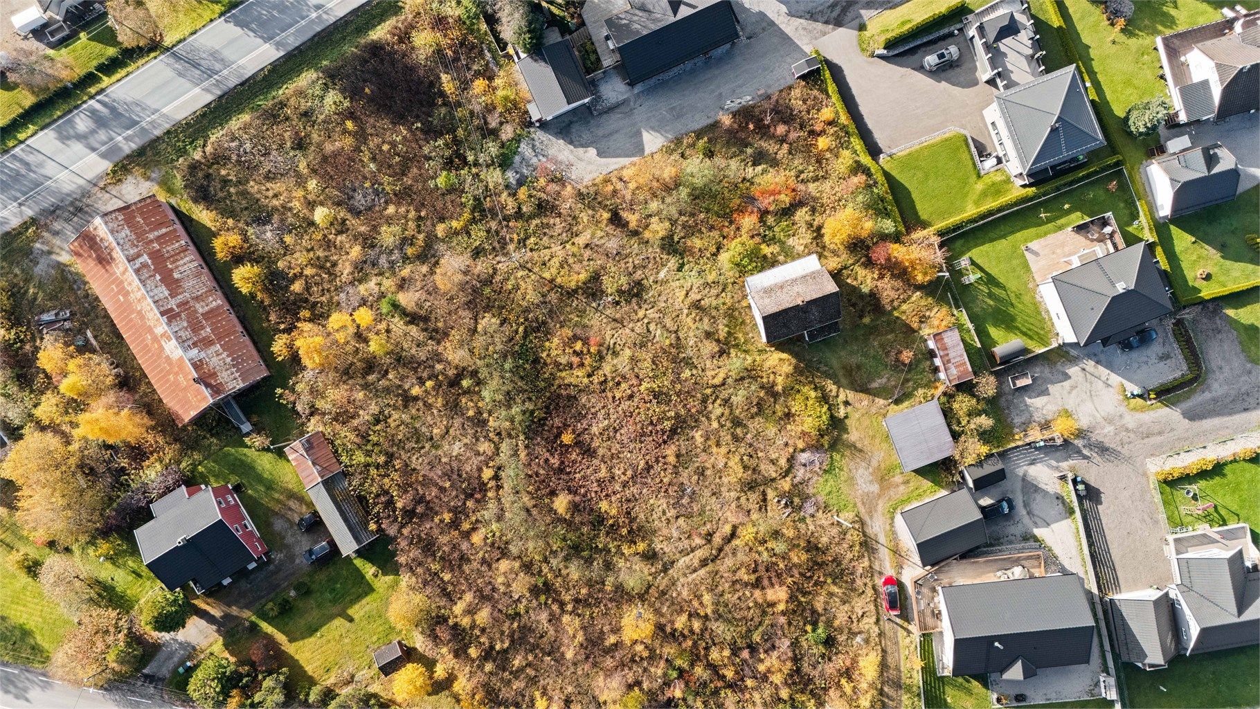 God størrelse på tomtene.