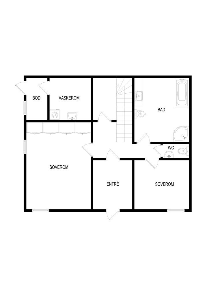 Plantegning underetasje 