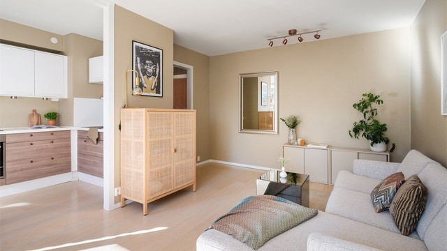 Varmtvann og internett er inkludert i felleskostnadene, og strømkostnadene holdes lave med bergvarme.