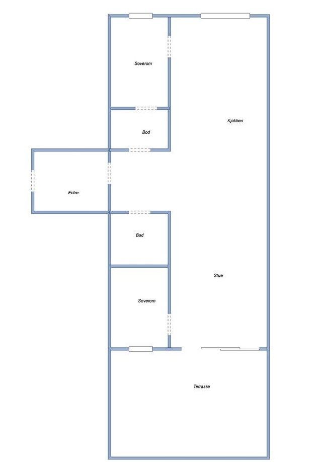 Nåværende plantegning 