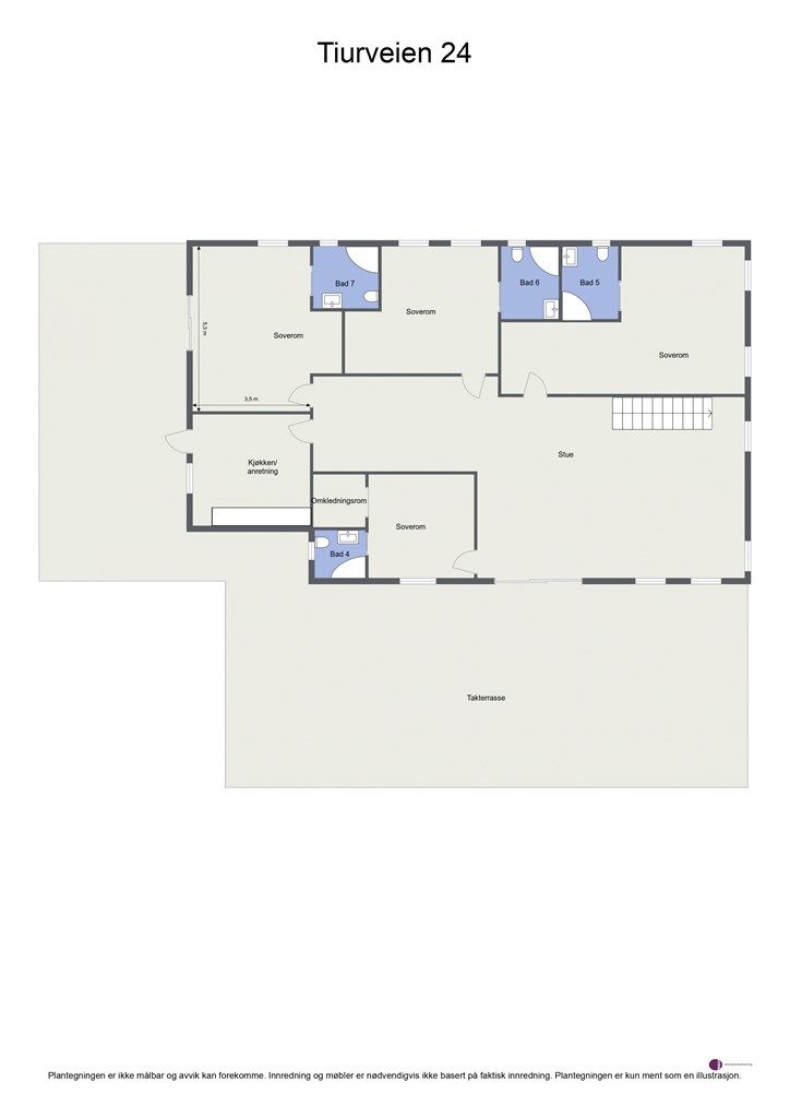 Plantegning - 2. etasje