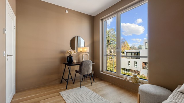 1-stavs parkett med vannbåren gulvvarme