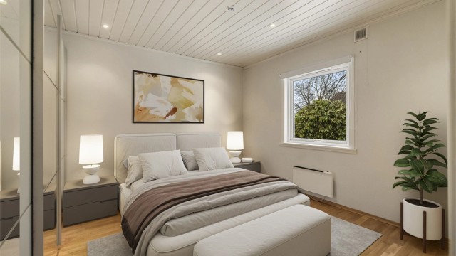 Lyst hovedsoverom. Digitalt stylet.