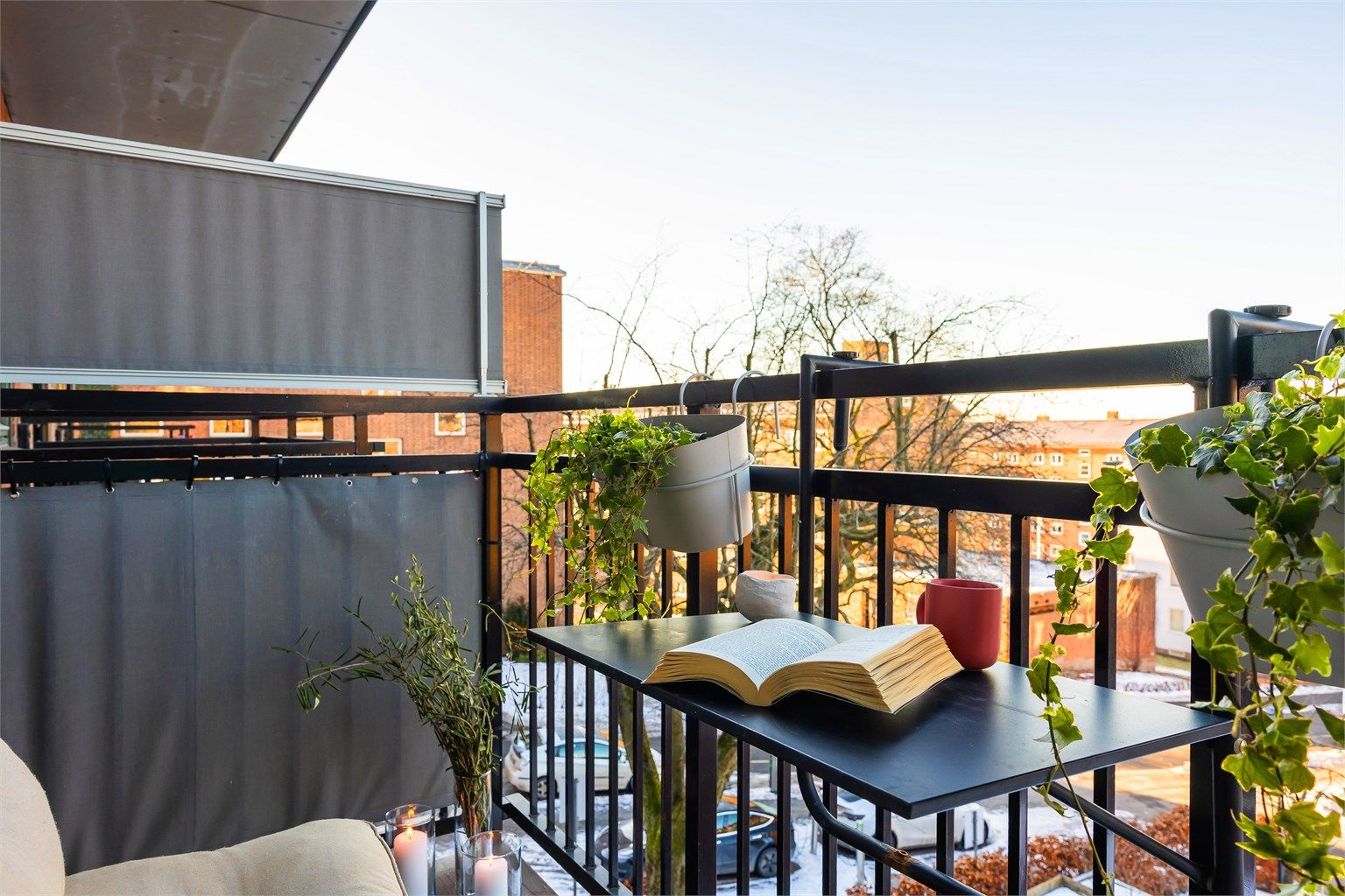 Her kan du nyte ettermiddags- og kveldssol.