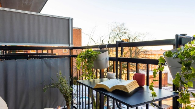 Her kan du nyte ettermiddags- og kveldssol.