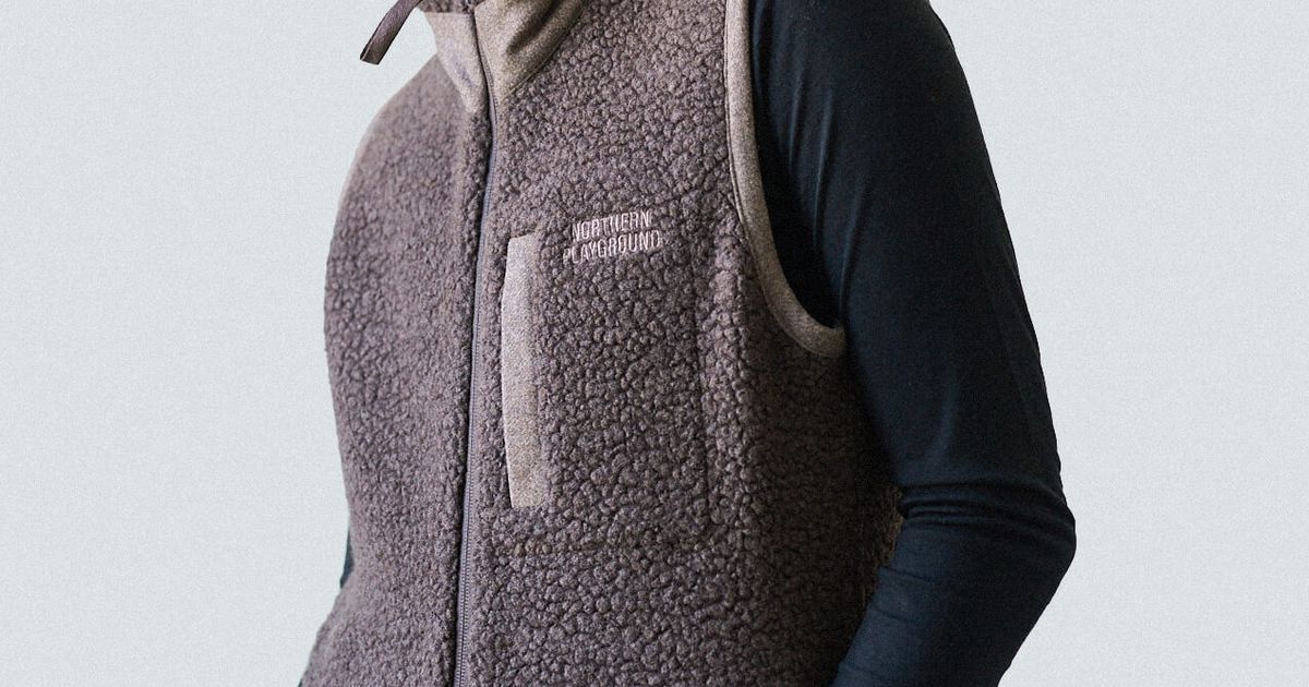 Ullvest i resirkulert ull – The Wool Pile Vest