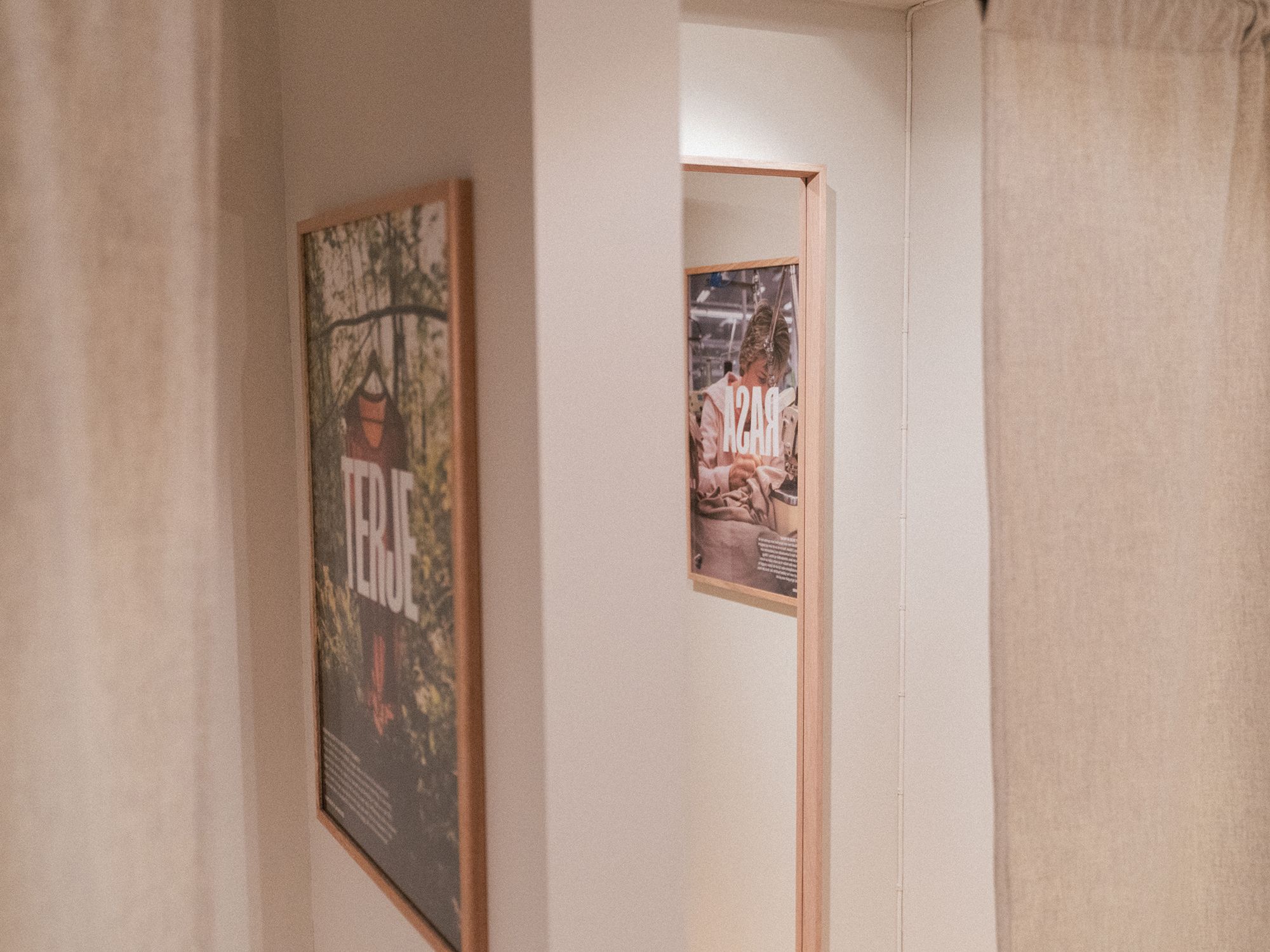 Picture of the fitting rooms at Northern Playground in Grünerløkka, Oslo