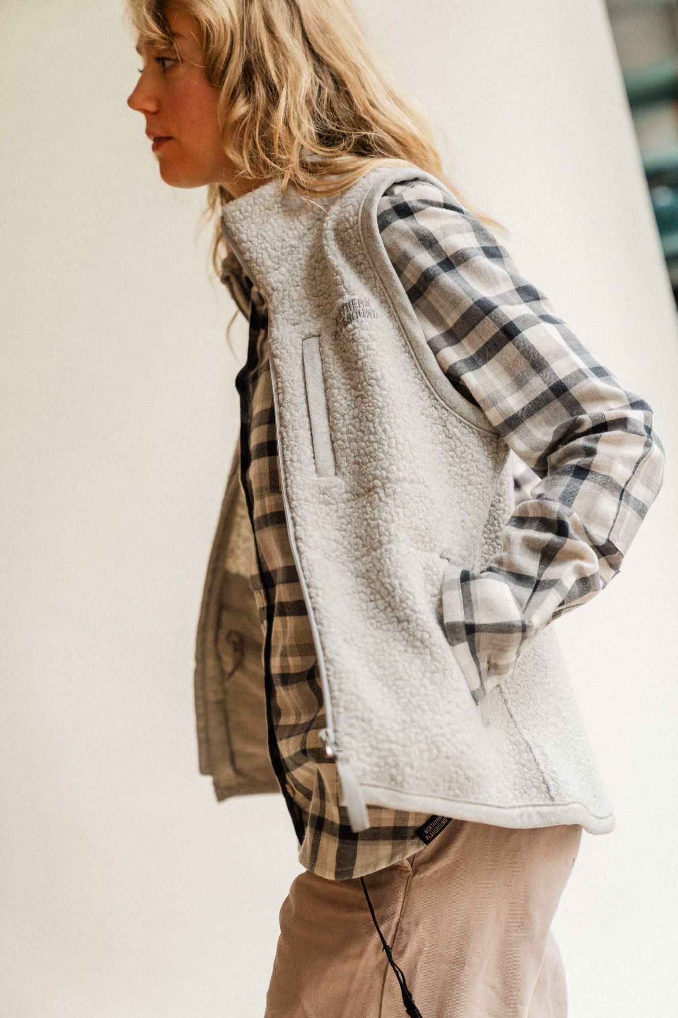 Bilde av teddy-stoff, ullfleece, wool pile