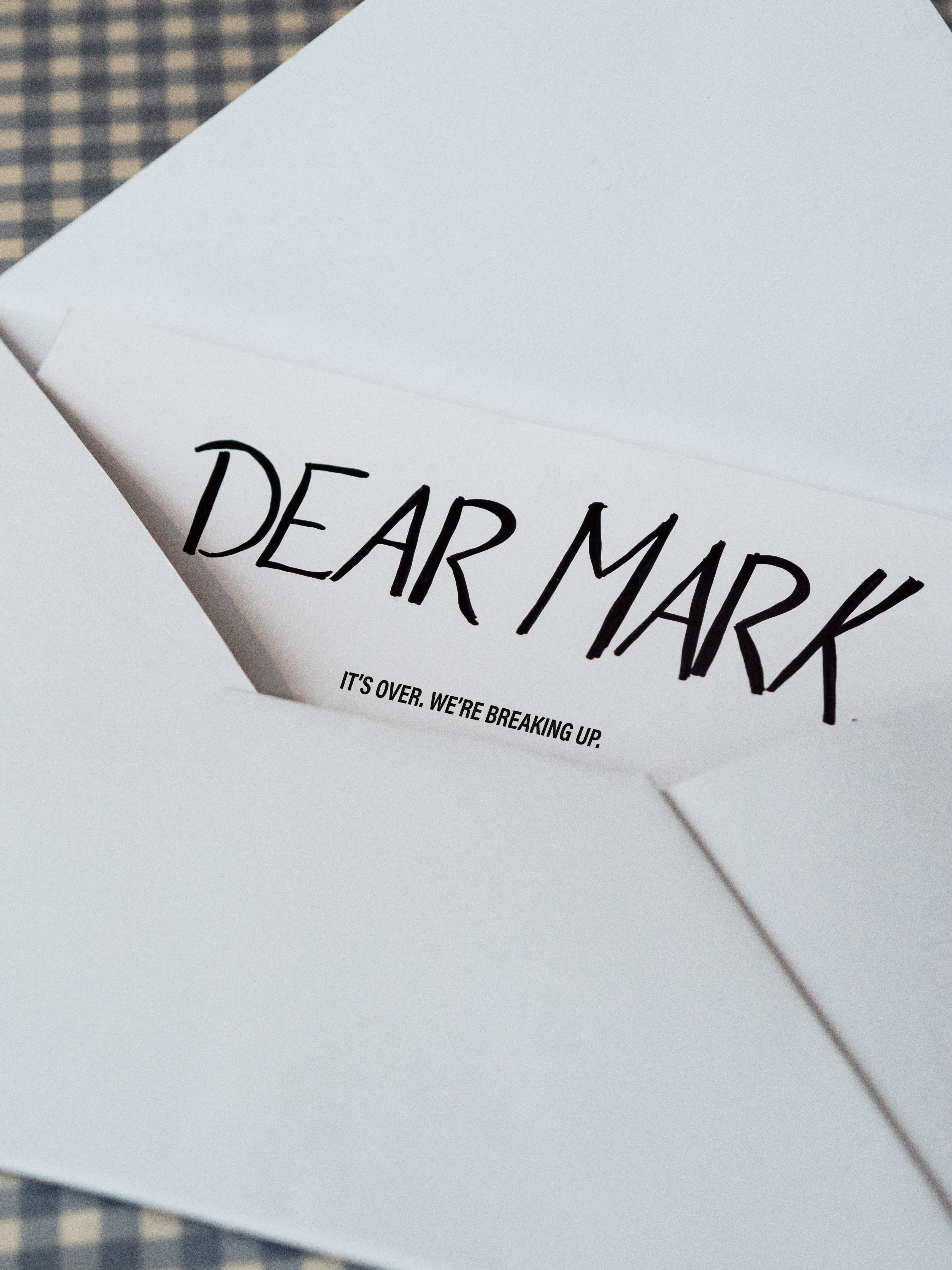 Picture of a letter to Mark Zuckerberg