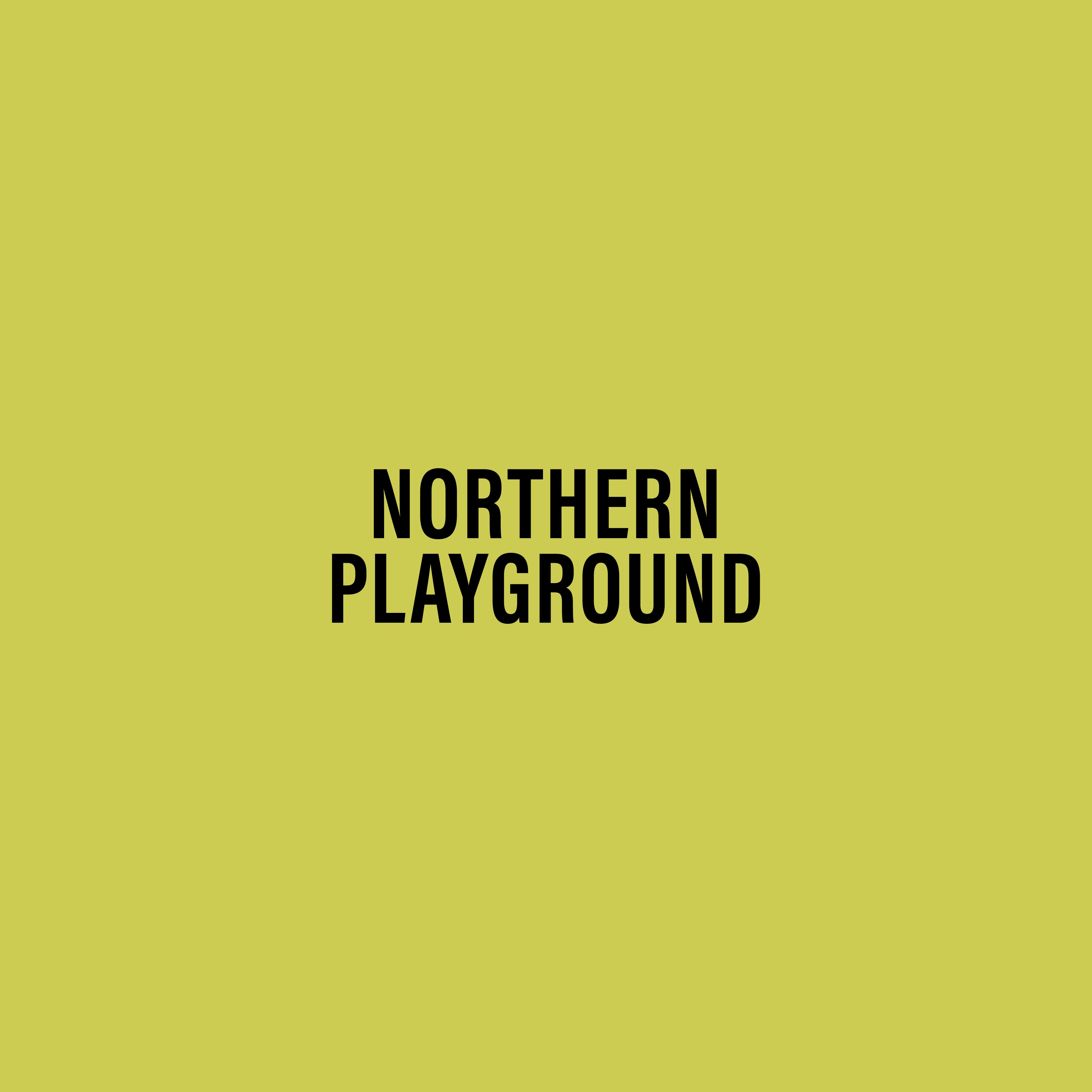 Tekst bilde hvor det står "Northern Playground"