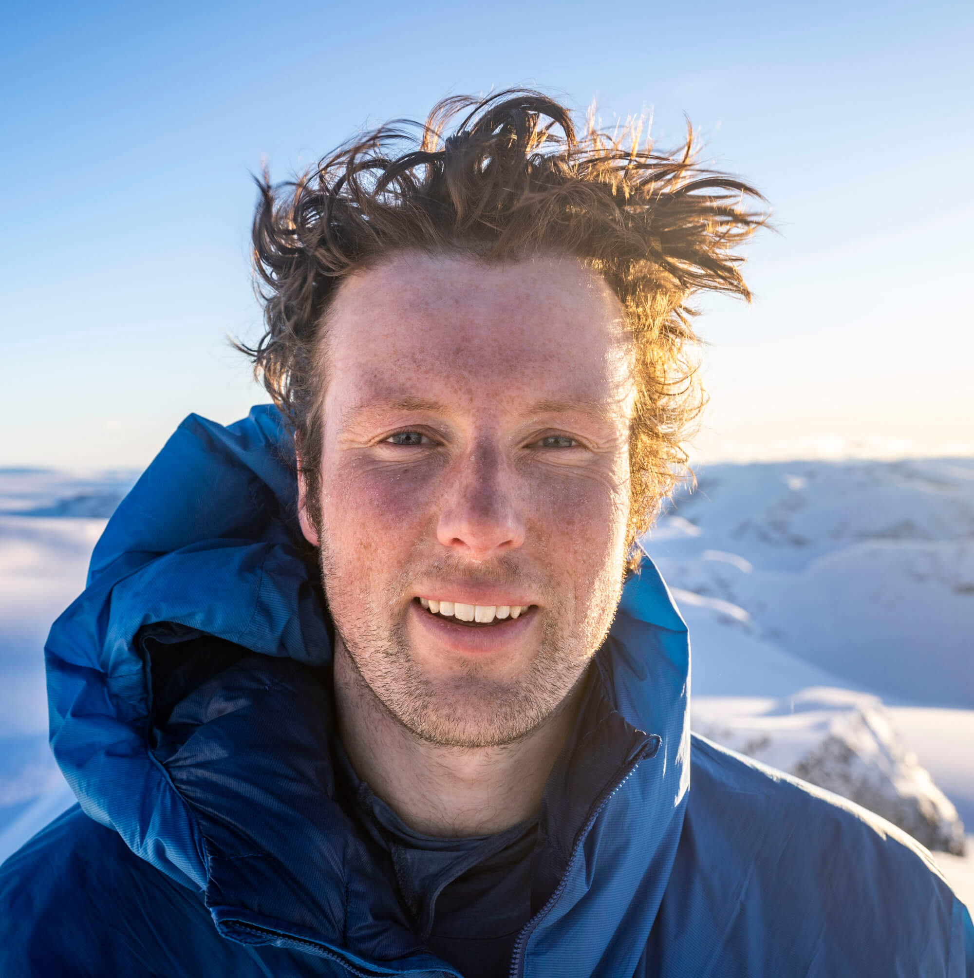 Portrait of Calum Macintyre, activist, ambassador for Northern Playground.