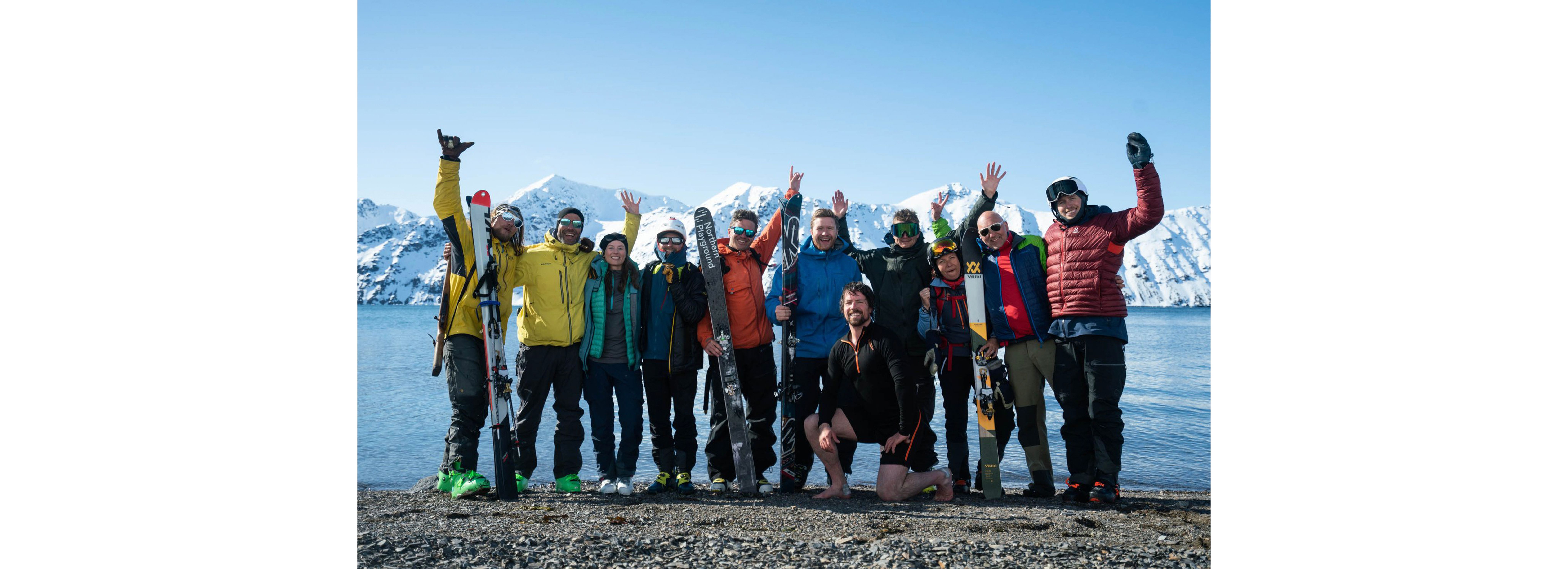 Photo of the NP team in Svalbard.