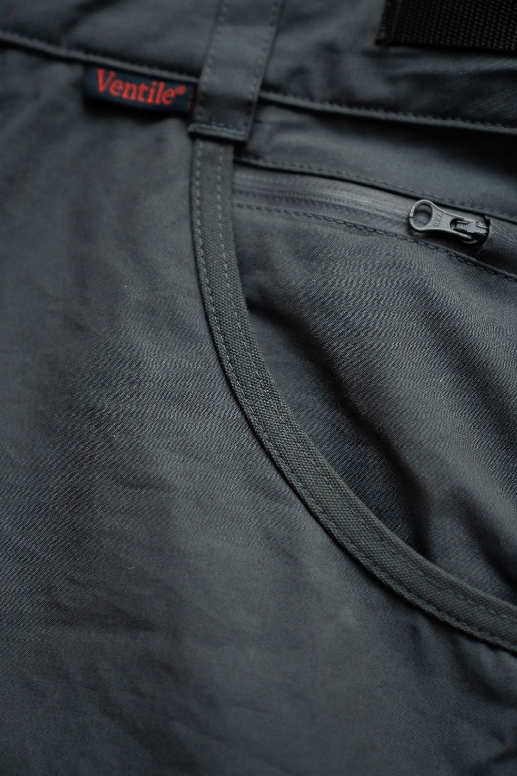 Photo showing the pocket of The Last Pants to illustrate a reinforcement point