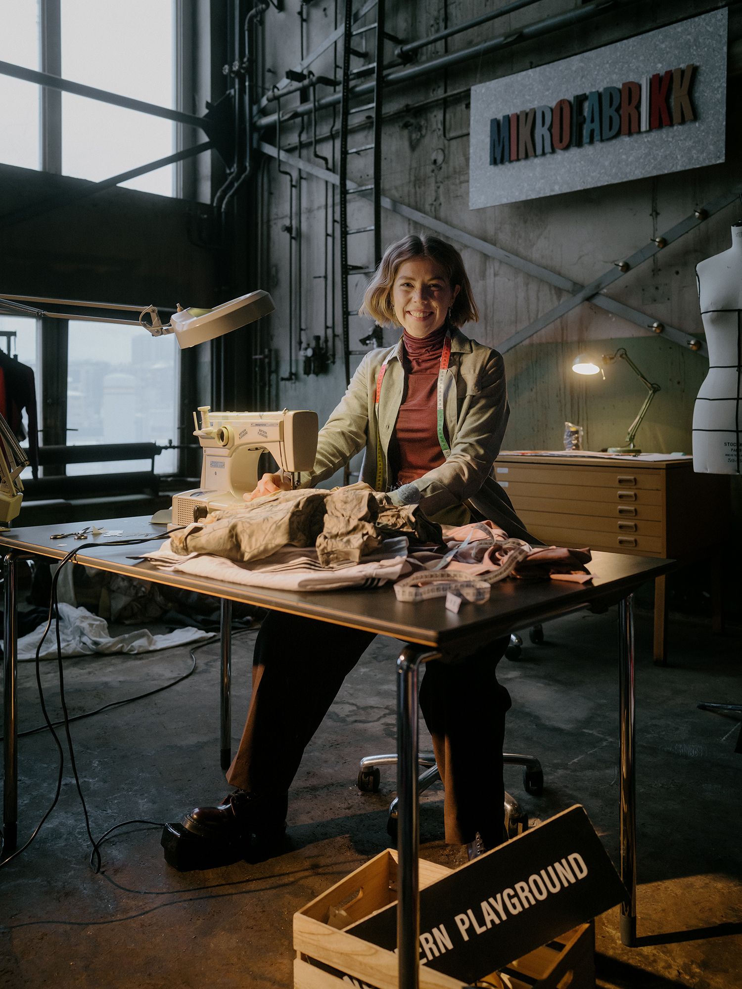 Portrait of Siri Øverland Eriksen, the designer of The Worn Once Dress