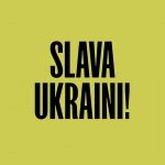 Image with text that says 'Salva, Ukraini!'