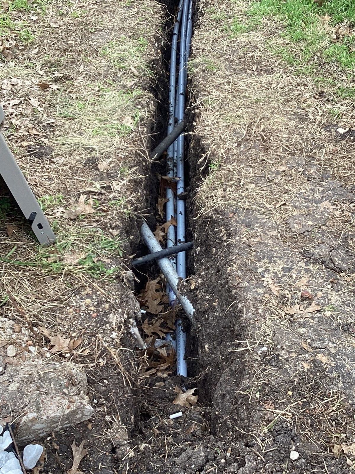 Hydrovac excavation job site in Waco, TX